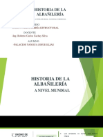 HISTORIA DE LA  ALBAÑILERIA