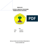 Pancasila Sebagai Paradigma Pembangunan Nasional