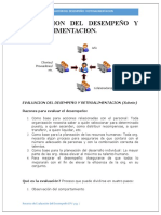 Evaluacion Del Desempeño y Retroalimentacion