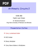 Arithmetic Circuits 2: Digital Logic Design