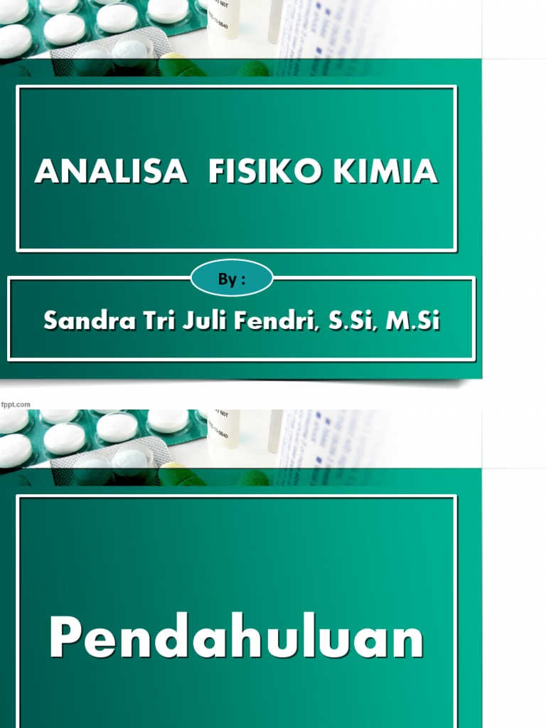 Analisis Fisikokimia dalam Kimia Analitik | PDF | Sains & Matematika