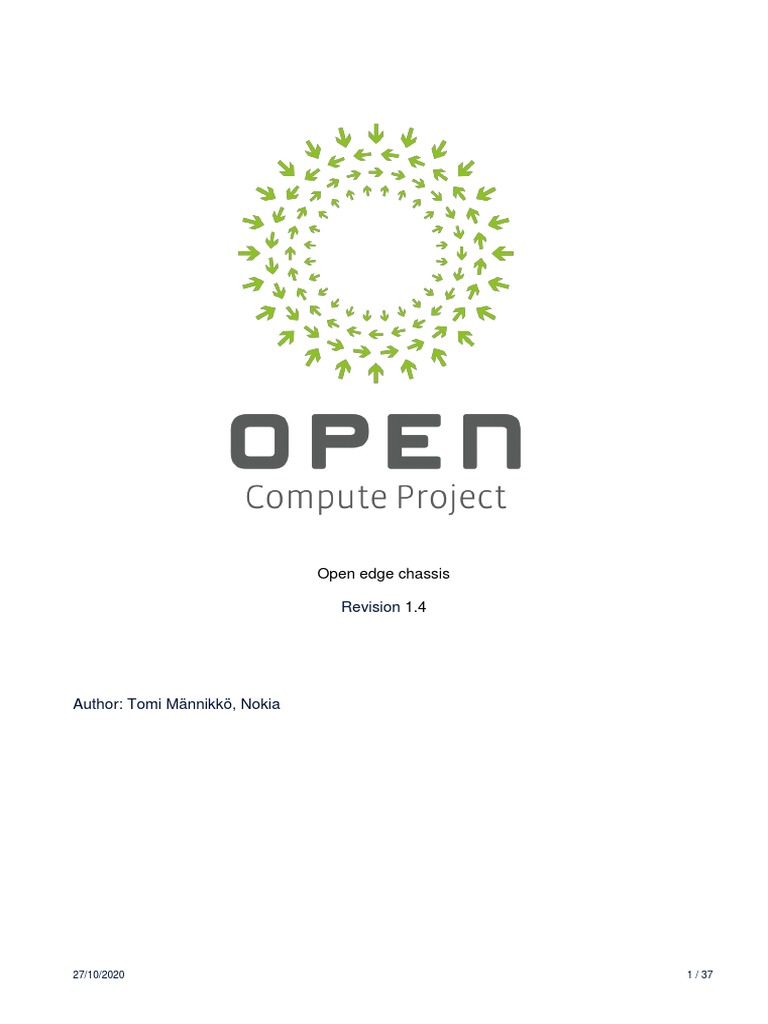 Open Edge Chassis Specifications | PDF | Computer Engineering ...