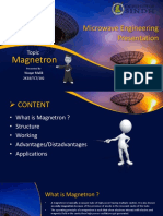 Microwave Engineering Presentation: Magnetron