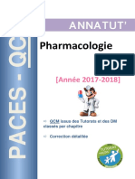 PACES QCM Pharmacologie