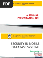 A Seminar Presentation On