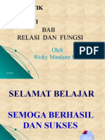 Relasi Dan Fungsi