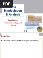 Data Manipulation & Analysis