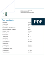 Your Input Data:: Side Supported Beam Project Title: Firm Name