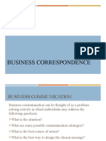 Business Correspondence