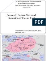 2) Eastern Slavs and Formation of Kievan Rus'