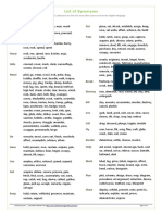 List of synonyms.pdf