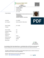 Form 6 Driving Licence 7013/FDL/1987OD