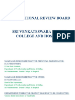 NISHANTHINI Laboratory Protocol STUDY - IRB