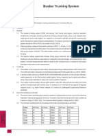 Busbar Trunking System Specifications