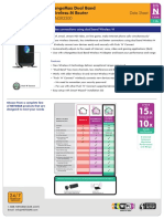 Wndr3300: Rangemax Dual Band Wireless-N Router Data Sheet