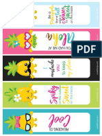 Bookmarks-Pineapple-print