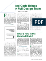 Revised Code Brings Together Full Design Team: What's New in The Updated Code?