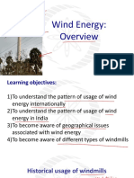 Wind Energy Overview: Types, Usage Patterns & Geographical Factors