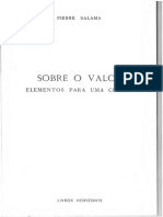 Sobre o Valor - Elementos Para Uma Crítica - Pierre Salama