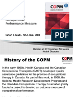 The Canadian Occupational Performance Measure: Hanan I. Madi, MSC, BSC, Otr