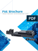 Poe Brochure: - Poe Solution - Industrial Solution - Daisy-Chain Poe Network Camera - Accessory
