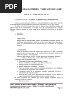 PRUEBAS DE ACCESO A 3-6 EE PP DE LENGUAJE MUSICAL