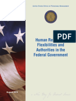 Human Resources Flexibilities and Authorities in The Federal Government