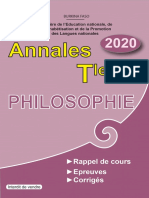 Annales Philo Tle A