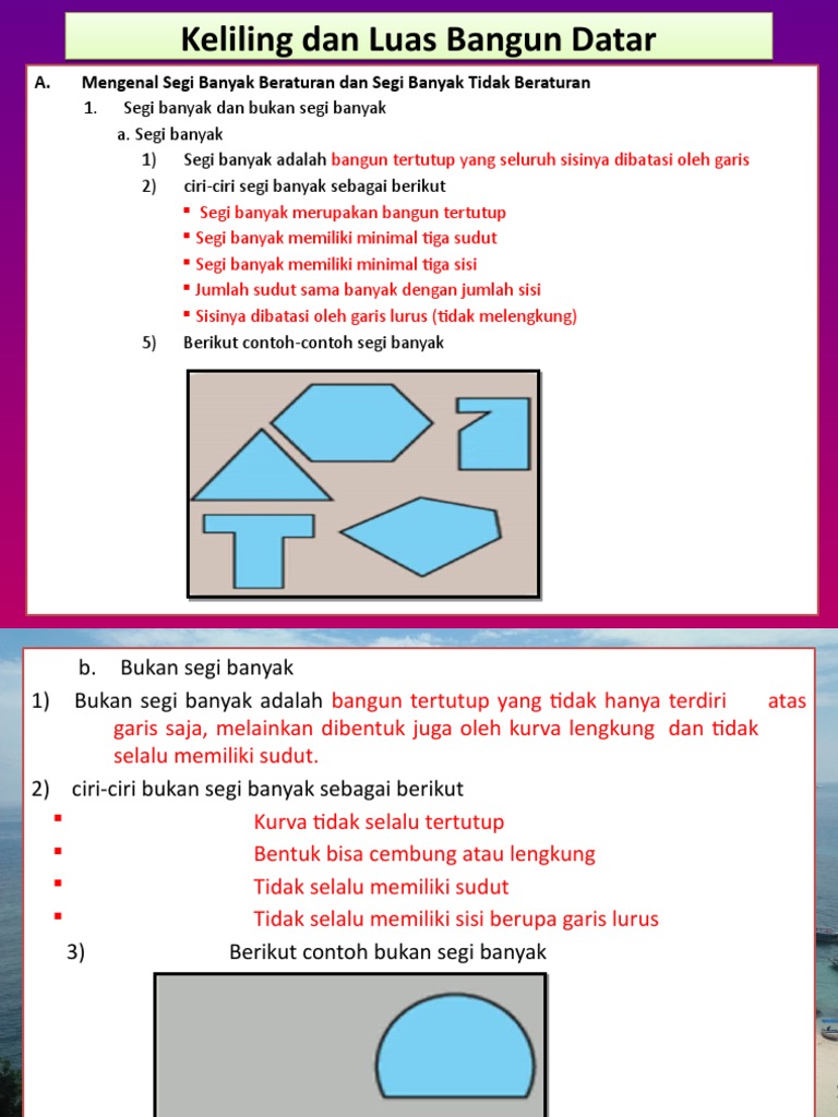 Segi Banyak Beraturan Dan Tidak Beraturan | PDF