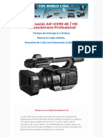 Panasonic AG-UX90 4K Videocámara Profesional