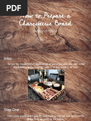 how to prepare a charcuterie board