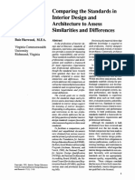 Comparing The Standards in Interior Desi PDF