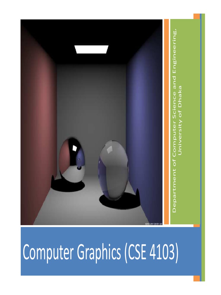 Computer Graphics (CSE 4103) | PDF | Algebraic Geometry | Linear Algebra