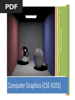 Computer Graphics (CSE 4103)