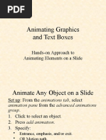 Animating Graphics and Text Boxes: Hands-On Approach To Animating Elements On A Slide