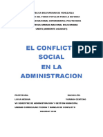 el conflicto social