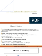 The Foundations of Entrepreneurship