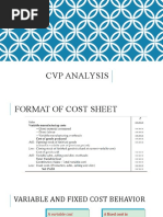 CVP Analysis