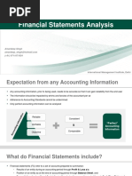 Financial Analysis - IMI