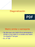 Diagonalización 