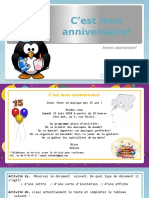 C'est Mon Anniversaire! - Textes