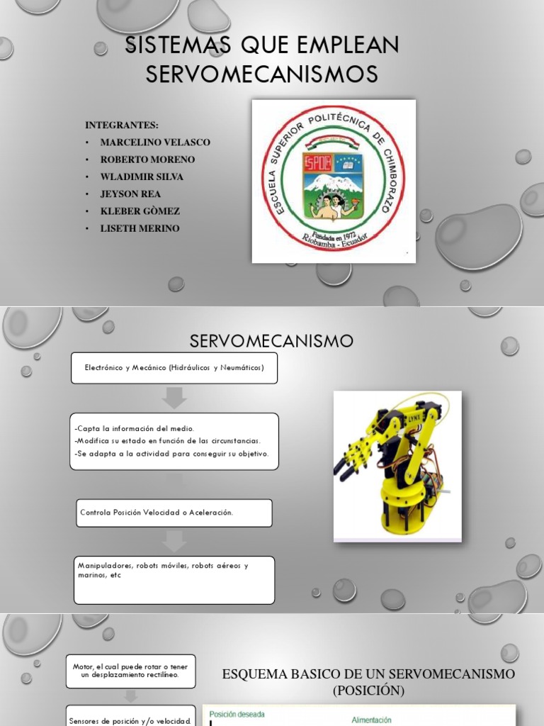 Presentación Servomecanismos PDF