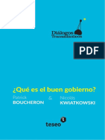 Boucheron & Kwiatowski (2018) Qué Es El Buen Gobierno