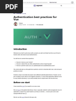 Authentication Best Practices For Vue - Sqreen Blog