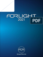 Forlight Tarifa de Precios 2021