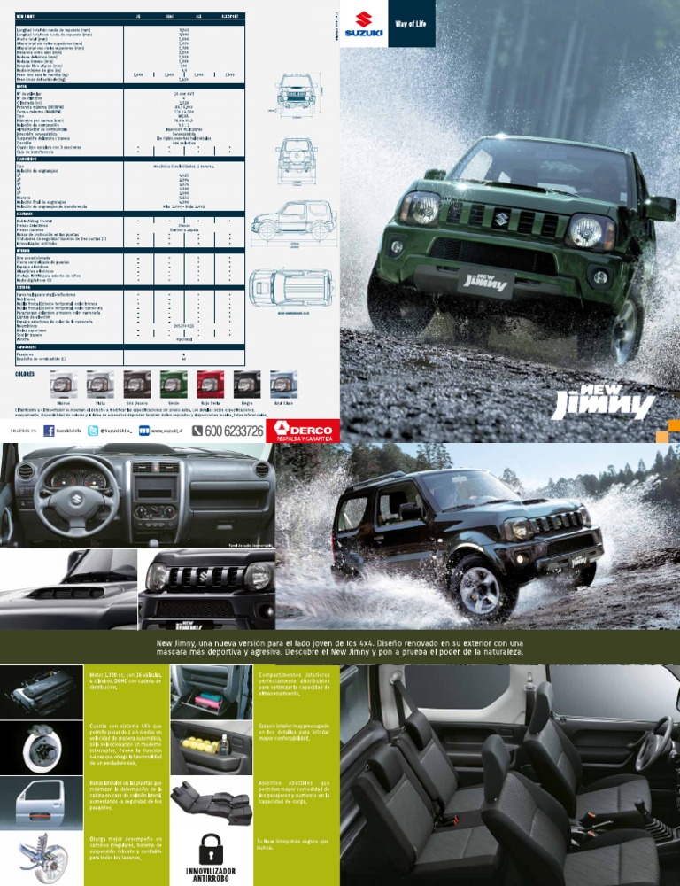Suzuki Jimny Ficha Tecnica PDF | PDF