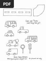 Download Cars and Trucks from Punkin Patterns by Punkin Patterns SN49049945 doc pdf