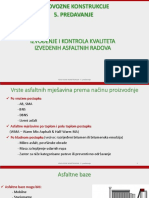 Izvođenje I Kontrola Kvaliteta Asfalterskih Radova PDF