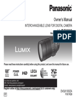 Owner's Manual: Interchangeable Lens For Digital Camera