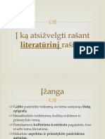 Į Ką Atsižvelgti Rašant Literatūrinį Rašinį